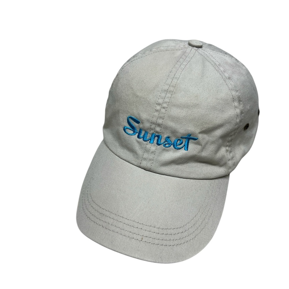 Sunset tan beige baseball hat adjustable unisex